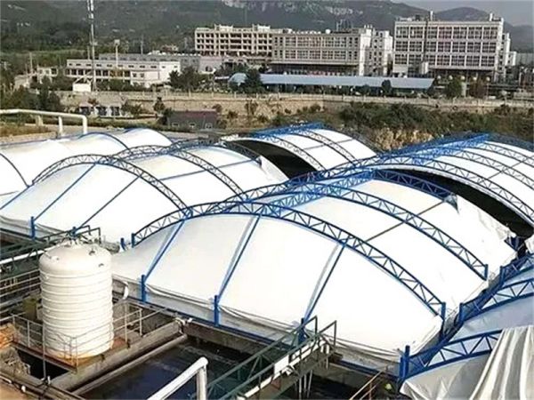 膜结构污水池加盖